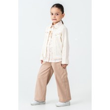 Kinderos Yakası Bağlamalı Kız Çocuk 3\'lü Takım - 26K 4499