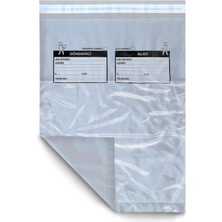 Misda Store Gri Kargo Poşeti 24X30+5 cm - 100 Adet