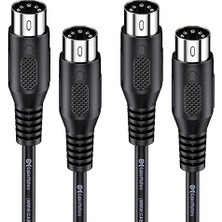 Misda Store Matters 2 Paket Dın Midi Kablosu, 5 Pinli, Midi 3 Metre