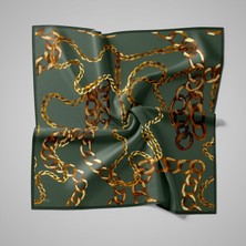 Piramit Naturel Eşarp | Zincir