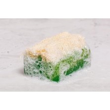 Storemax Kabak Lifli Katı Doğal Sabun Aloe Veralı El Yüz Saç Vücut Için, El Yapımı Banyo Sabunu 130GR