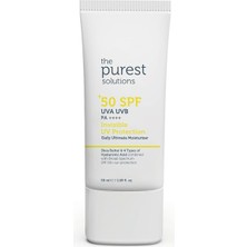 Yenibağ Store Purest Solutions Yüksek Koruma ve Nemlendirici Etkili Güneş Koruyucu Krem 50 ml Kuru Ciltler İçin