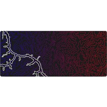 Gaming Mouse Pad 70X30, 90X40 Mouse Pad Xxl Büyük Oyuncu Mouse Pad (River Rainbow, 70X30 Cm)