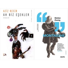 Alfa Yayınları Ah Biz Eşekler + Montaigne