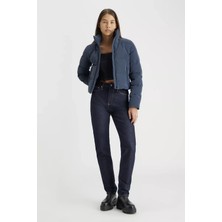 Calvin Klein Kadın Authentıc Slım Straıght Jean Pantolon - Denim