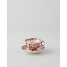 English Home Preston Stoneware 2 Parça 1 Kişilik Kahve Fincan Takımı 100 ml Bordo