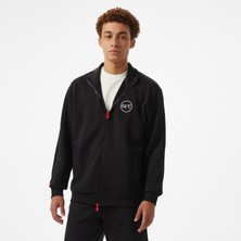 United4 Unıted4 Motto Erkek Siyah Sweatshirt