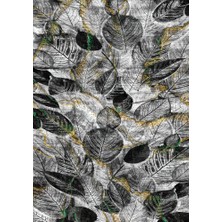 Bazaar Forum Pamuk Taban Dijital Baskı Kaymaz Tüy Dökmeyen Makinada Yıkanabilir Salon Halısı Mutfak Halısı