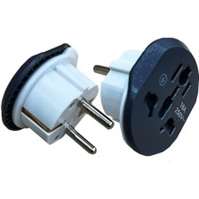 Seyahat Tipi Universal Çevirici Priz - Kompakt Tasarım 250V 16A Ingiliz, Amerikan ve Avustralya Fişi Dönüştürücü Adaptör