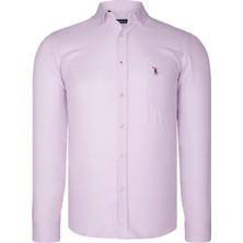 G985 Dewberry Erkek Gömlek-Pembe