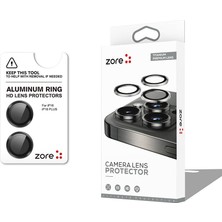 Zore Apple iPhone 16 Plus Nxxa Cl-12 Premium Safir Parmak Izi Bırakmayan Anti-Reflective Kamera Lens Koru