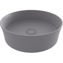 Bocchı Bocchi Sottile Slim Çanak Lavabo 38 cm Mat Gri 1478-006-0125