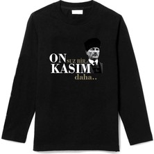 Efendioğlu Design Uzun Kollu On'suz Bir Kasım Daha Baskılı 10 Kasım Atatürk Baskılı Çocuk Tişört
