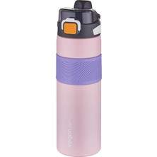 Misda Store Çelik Termos 800 ml Büyük Boy Tek Kapak Çift Kullanım Pipetli/rahat Içim Kaydırmaz GÖVDE-FFVGN032800ML