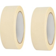 2 Adet Maskeleme Bandı Boya Bandı 36MM x 25M Kağıt Bant