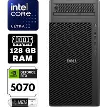 Dell pro Max Tower T2 Intel Ultra 7 265K 128GB 1tb SSD Rtx 5070 12GB Freedos Masaüstü Iş Istasyonu DSWSPMX1-A26