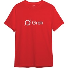 The Lucid Lab Grok Tişört - Kırmızı