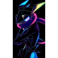 Aydın Garage Greninja Kapı Direk Kaplama Folyosu Baskılı Sticker Sağ-Sol 2 Adet 22*50 cm