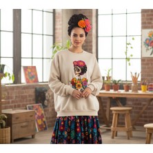 Hena Recuérdame Oversize Sweatshirt Bej