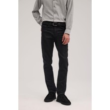 Jakamen Antrasit Comfort Fit Pamuklu Jean Kot Pantolon