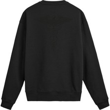 Colermi Tıbbın Simgesi Kadüse Baskılı Beyaz Sweatshirt