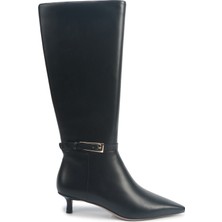 Nine West Shonda2 5pr Siyah Kadın Topuklu Çizme Şık Tasarım ile Konforlu Günlük Kullanım