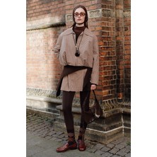 Manuka Ekoseli Bomber Ceket Ekose