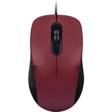 Everest SM-258 USB Kırmızı 1200DPI Optik Kablolu Mouse