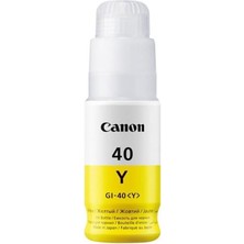Canon GI-40Y Yellow Sarı Şişe Mürekkep G6040-G5040
