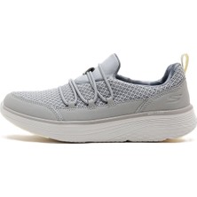 Skechers Max Cushioning Lite-Soaring Womes Walking Shoes Lastik Bağcıklı Kadın Yürüyüş Ayakkabısı Gri