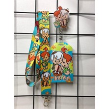 Hediyebum Çakıl ve Bambam Boyun Askısı Yoyo ve Kartlık Set