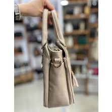 Sosela 67-8132 Kadın Omuz ve Kol Çanta-Kum