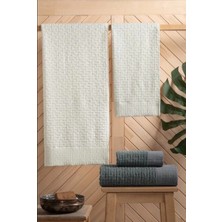 MCM Group Altınbaşak Bambi Banyo Seti Antrasit Krem