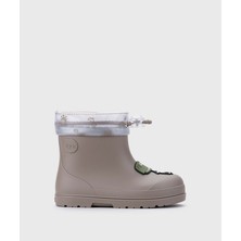 Igor Mendi Dino Borrego Taupe Içi Kürklü Erkek Çoçuk Yağmur Çizmesi