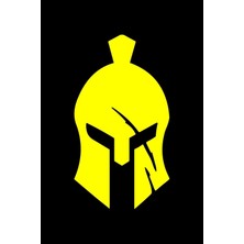 Aydın Garage Gladyatör Pençe Miğfer Sticker Motorsiklet, Laptop, Kask, Araba Sticker 20X10 cm