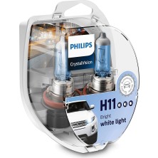 Misda Store H11 Crystal Vision Ampul 2 Adet + Park Ampülü Hediye