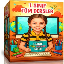 Enine Boyuna Eğitim 1. Sınıf Türkçe Eğitim Seti (Online Paket)