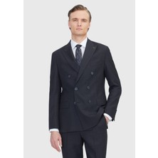 Ramsey Siyah Mikro Zeroweight Slim Fit Yün Karışımlı Takım Elbise