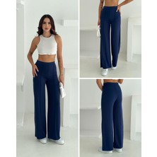 Elaxi Kadın Modal Kumaş Çımalı Palazzo Pantolon