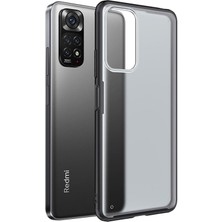 Mena Rise 11 Için Kılıf Frosted Frame Siyah [ 11 ile Uyumlu Kılıf - Siyah]