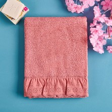 Matmel Soft Fırfırlı Yüz Havlusu - Gülkurusu - 50X90 cm