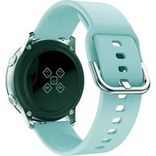 MobaxAksesuar Samsung Galaxy Watch 3 Gear S3 Kordon 45MM 46MM Kordon Silikon Bileklik Kopçaklı Kordon Bhr