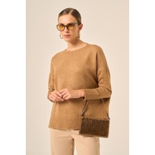 Ftz Women Kadın Şardon Kazak  Bisküvi 25215