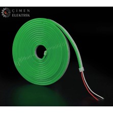 MCM Group 5 Metre Noas YL42 0125 Dış Mekan 12V Yeşil Neon Hortum LED