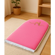 3 cm Süngerli Ortopedik Lüks Kadife Seccade Diz Ağrıtmaz Namazlık Suni Deri Tabanlı 70X120CM