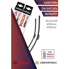 Hyundai Elantra 2016-2023 Muz Tipi Aerotwin Ön Silecek Takımı  Bosch