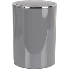 Misda Store Lenox Çöp Kovası, Gri, 6 Lt