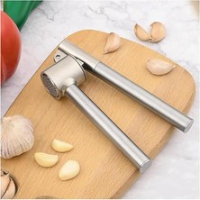 Paslanmaz Sarmısak Ezici - Yuvarlak Sarımsak Ezici Pres