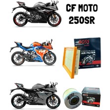 Cf Moto 250SR Boss Yağ ve Hava Filtresi Bakım Seti