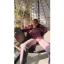 Şimo Butik Kız Çocuk Alt Üst Takım Uzun Kollu Eşofman Rahat Şık Modern Tasarım